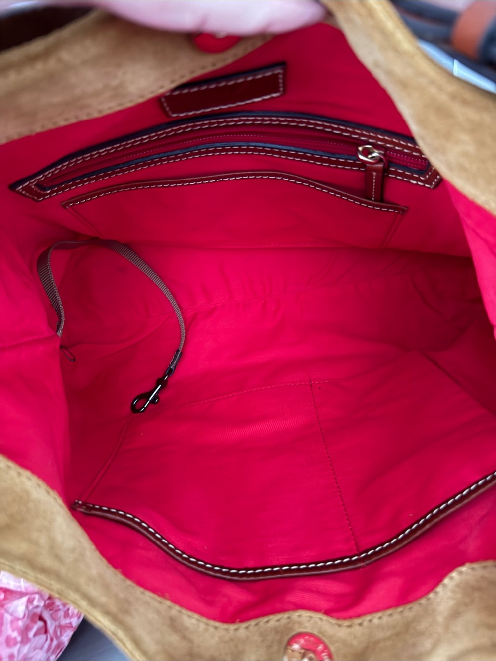 Dooney & Bourke Suede Cooper Hobo - Picture 5 of 11